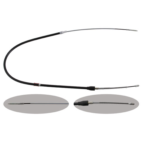 Febi 30765 Handbrake Cable (Drums)