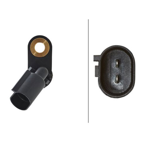Hella 6PU009106-071 ABS Sensor, Front Right