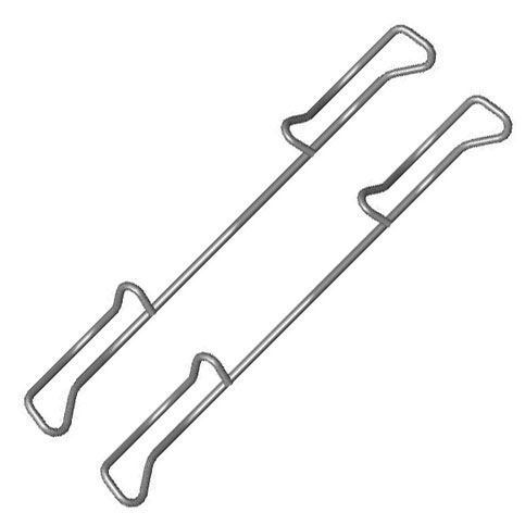 Hella 8DZ355201-371 Caliper Spring, Front (Pair)