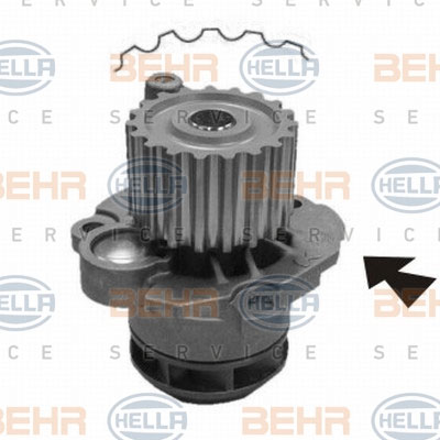 Hella 8MP376800-554 Coolant Pump