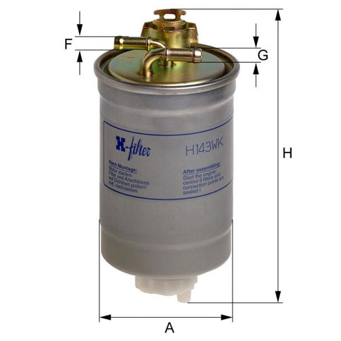Hengst H143WK Fuel Filter