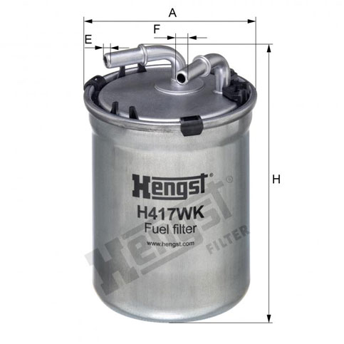Hengst H417WK Fuel Filter