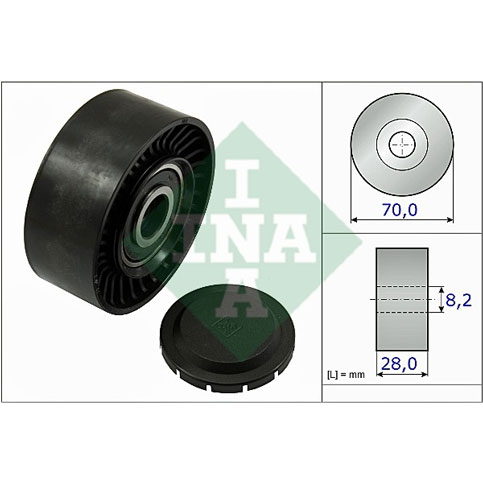INA 532046810 Alternator Idler Pulley