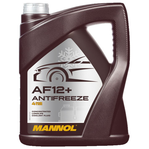 Mannol 4112 AF12+ Coolant, G12 Type (5-Litre Concentrate)