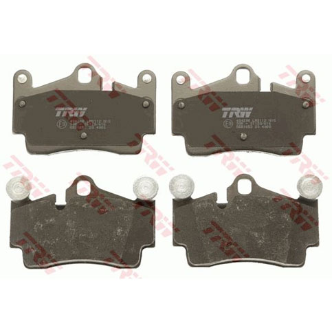 TRW GDB1653 Brake Pad Set, Rear