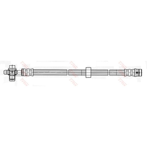 Hella 8AH355460-201 Brake Hose, Front